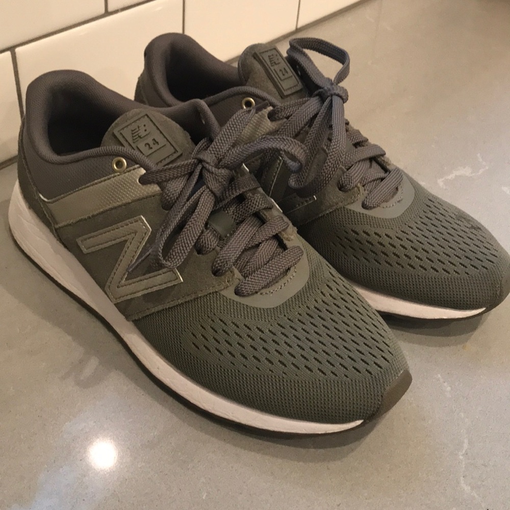 Women’s Olive Green New Balance Shoes